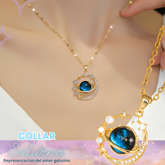 COLLAR SATURNO - AMOR GENUINO